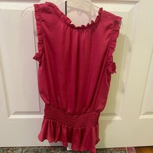 Pink Smocked Top